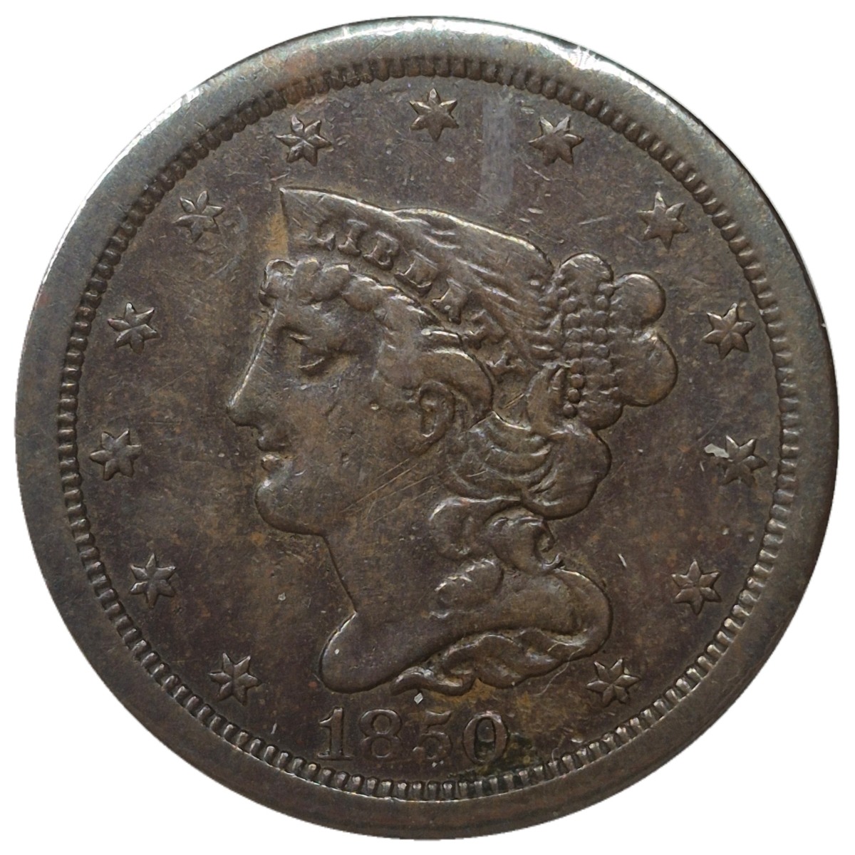 1850-1/2c-Braided-Hair-Half-Cent